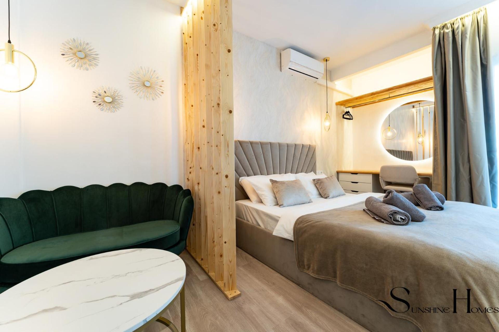 Seaview Beachfront Studio With Aqua Park & Balcony Benalmádena Dış mekan fotoğraf